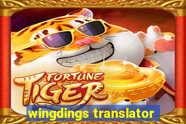 wingdings translator
